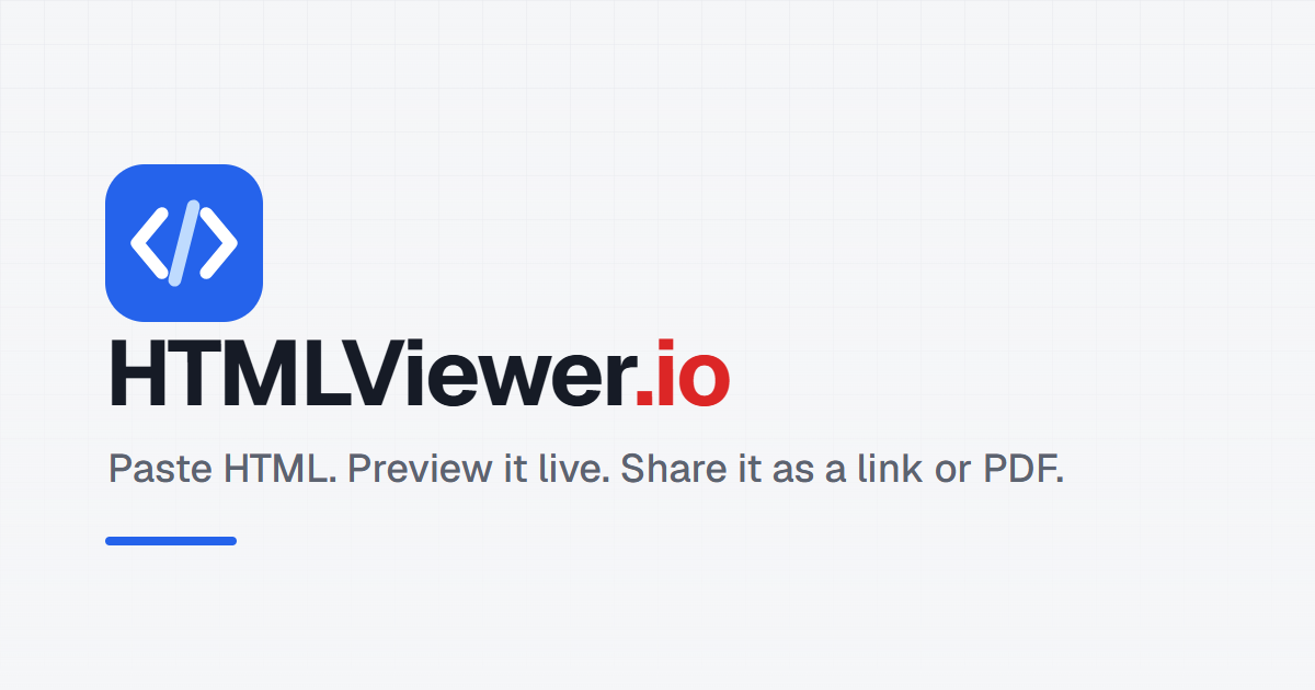 Privacy Policy - HTML Viewer